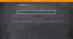 Desktop Screenshot of mechanik.org